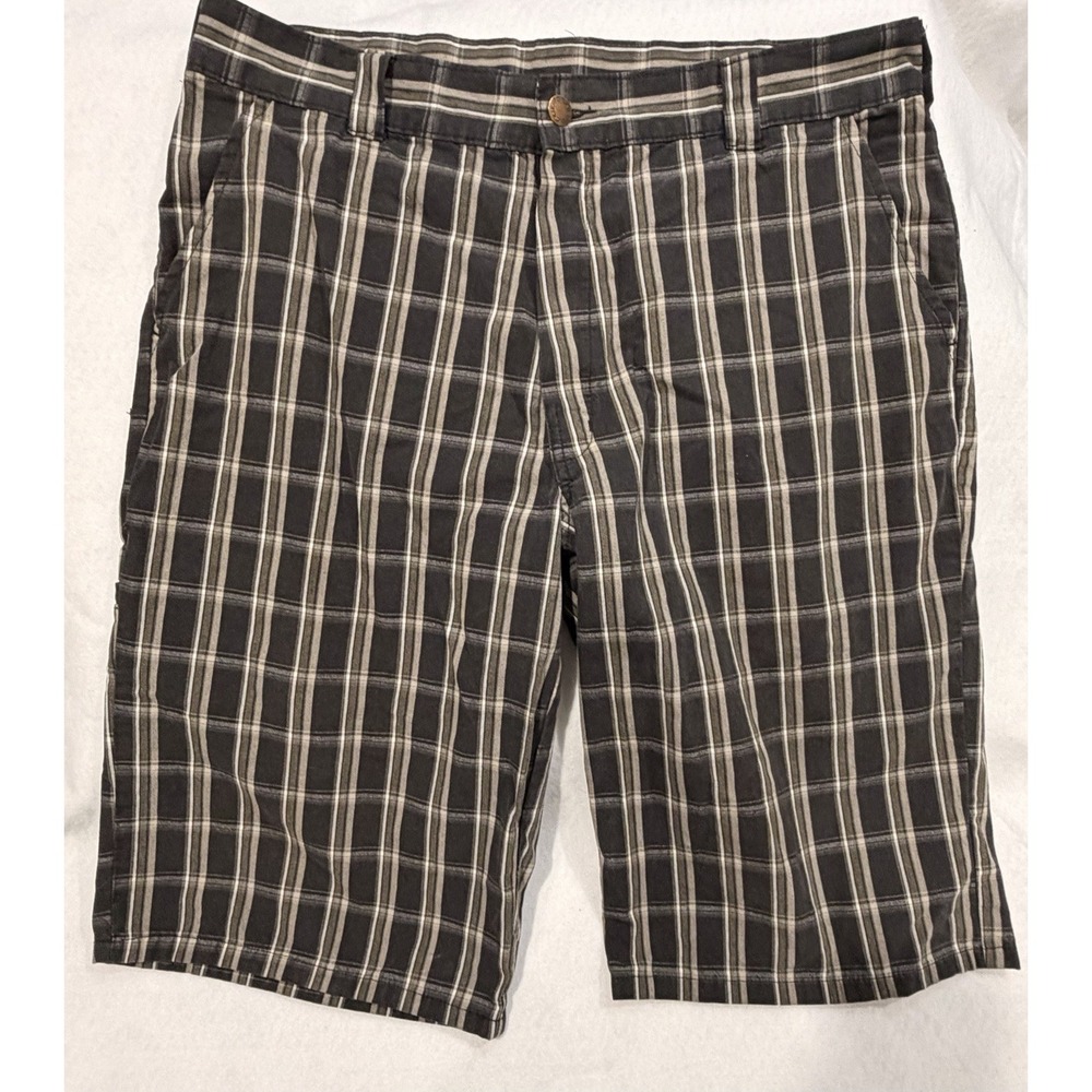 VTG Dickies Men's Multi-pocket Black/Beige Y2K Shorts Size 34